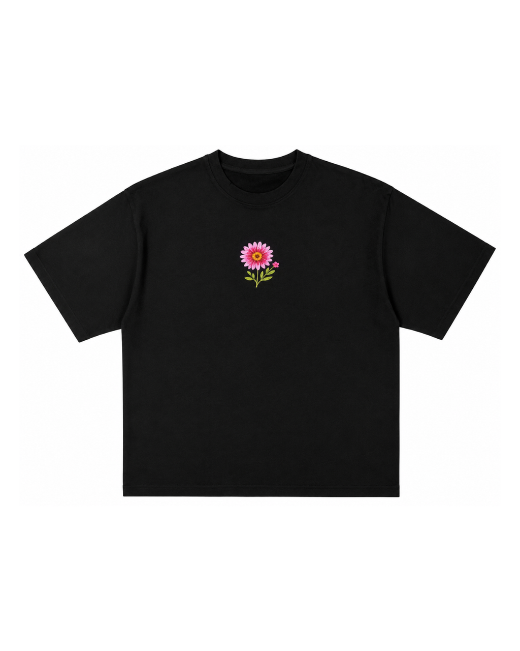 Midnight Bloom Oversized Tee