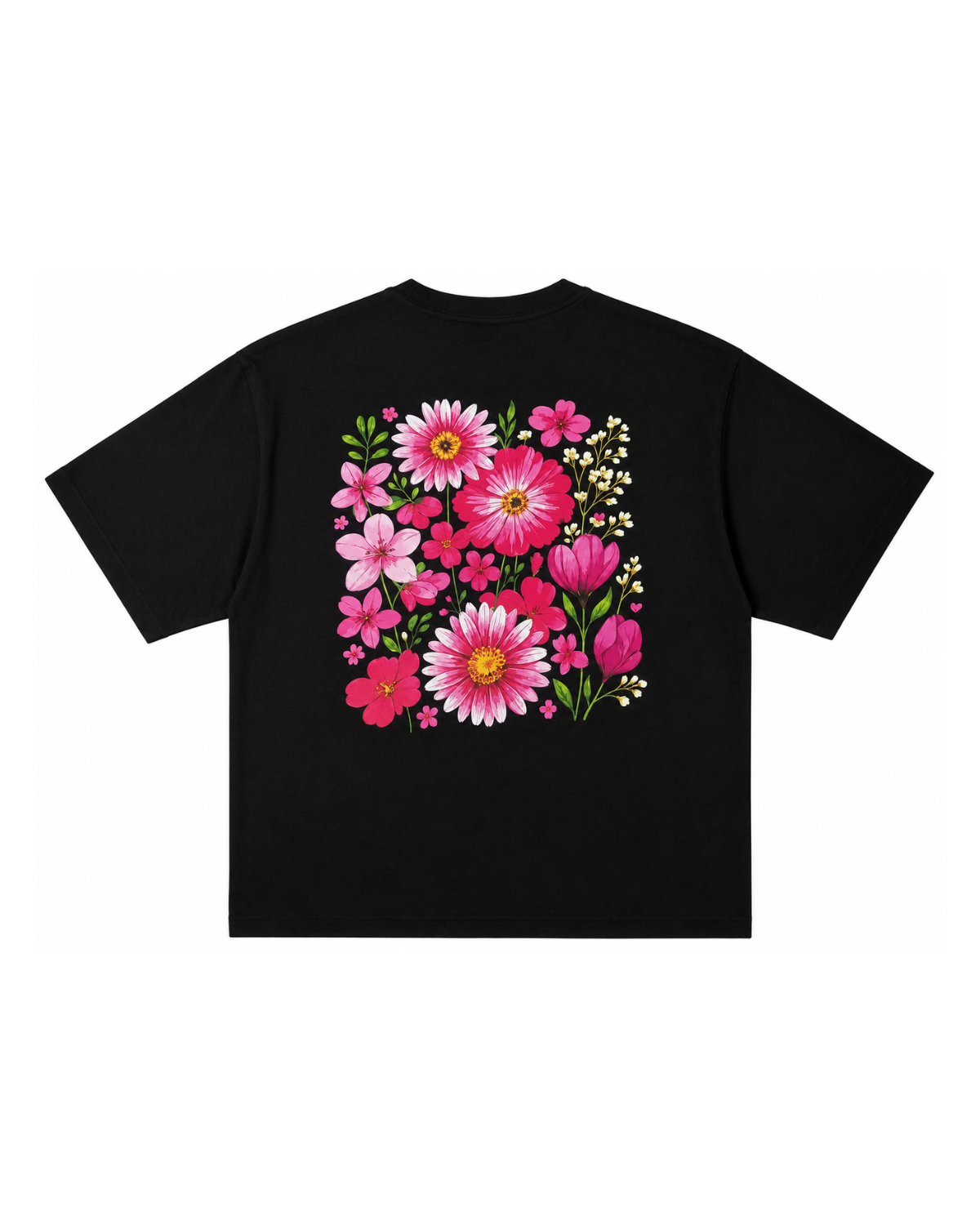 Midnight Bloom Oversized Tee