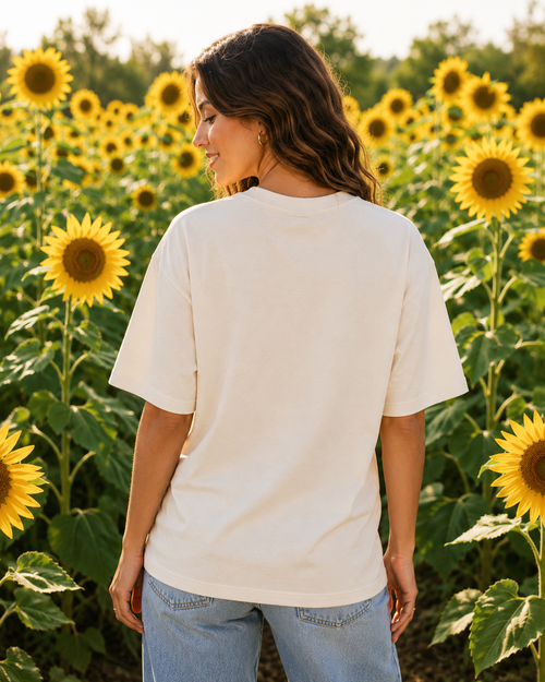 Honey Bloom Oversized Tee