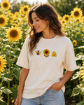 Honey Bloom Oversized Tee