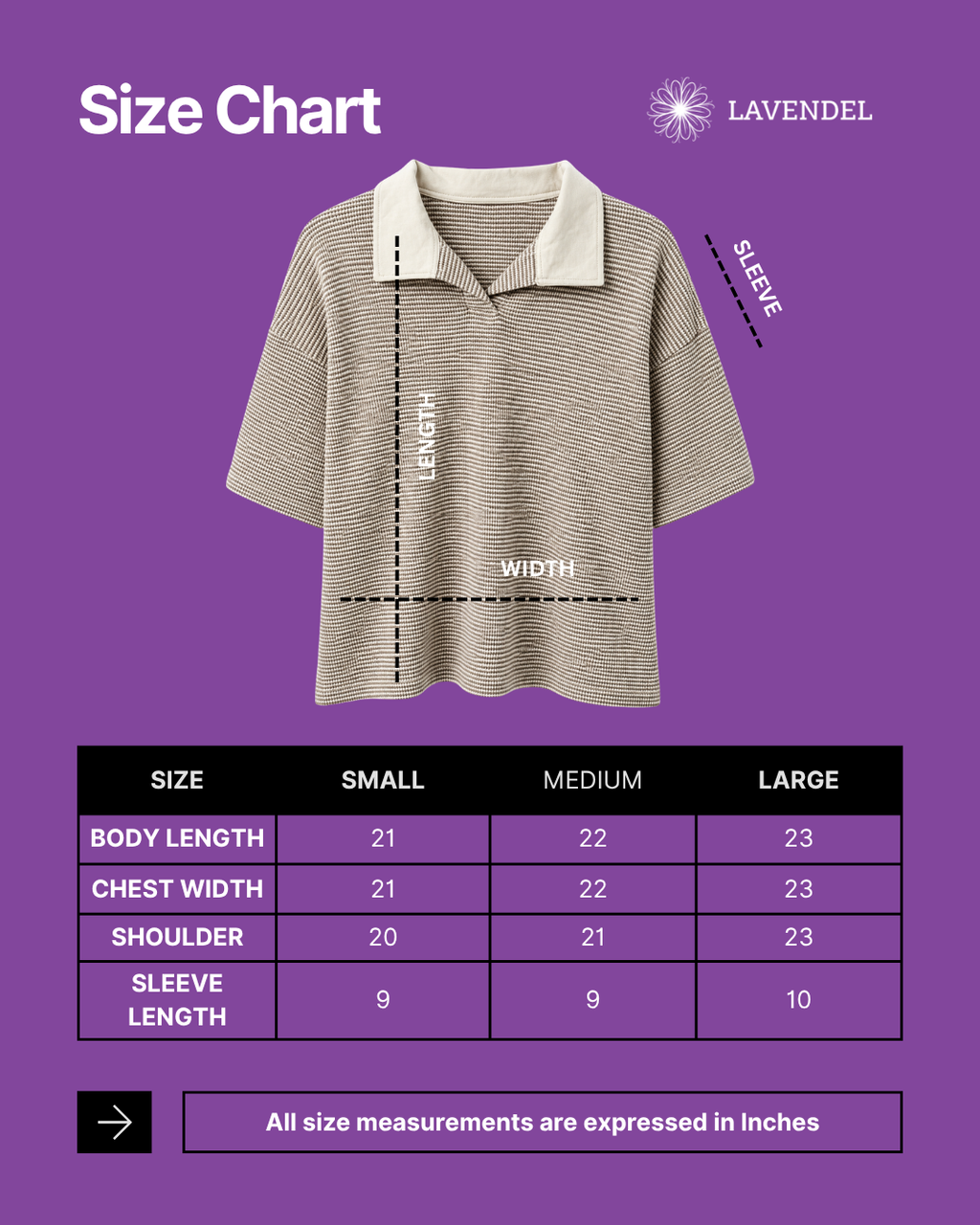 Ivory Drift Waffle Polo | Polo for ladies