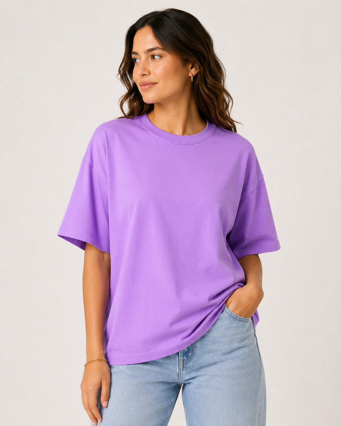 Lavender Breeze Oversized Tee