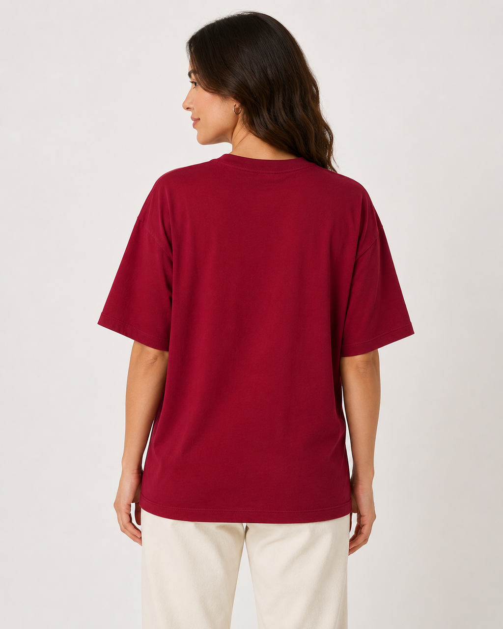 Ruby Ease Oversized Tee | T-shirt for ladies