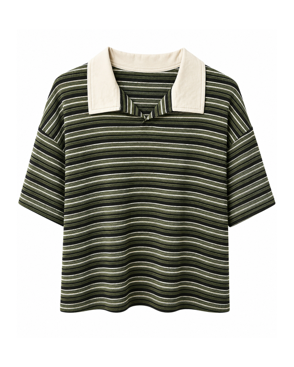 Olive Breeze Knit Polo for ladies