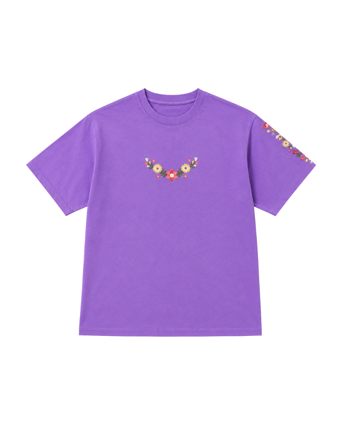 Lavender Bloom Oversized Tee