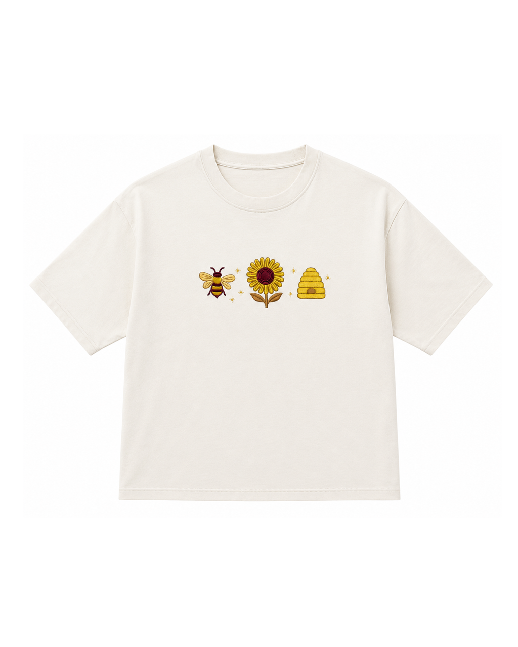 Honey Bloom Oversized Tee