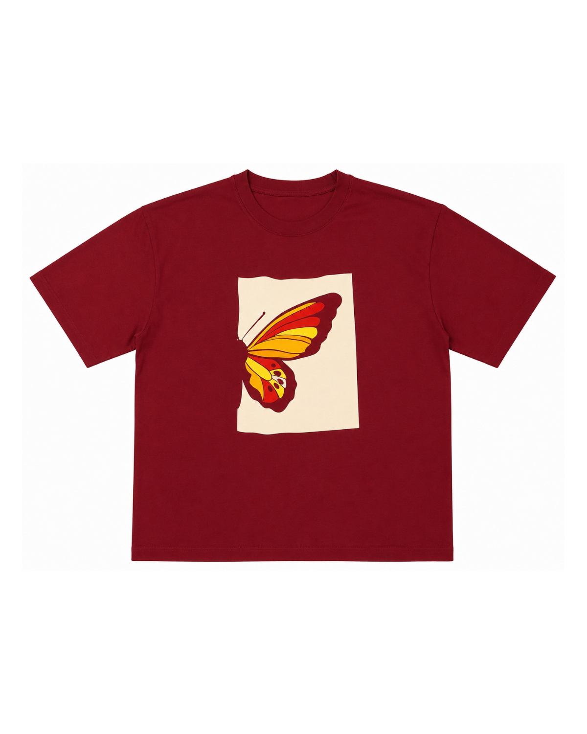 Butterfly Printed Relaxed Tee